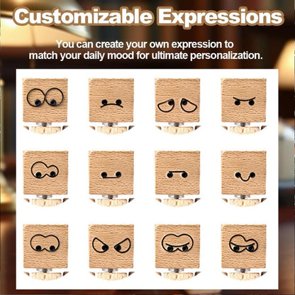 Handmade Shaking Wooden Man - Pro Car Dashboard Xmas Decor