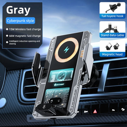 Smart Auto-Clamp Car Mount, 15W/66W Fast Wireless Charger Silver – Car Accessories | MotorWorld Marketplace