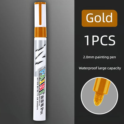 Car Paint Scratch Repair Pen Waterproof Marker – Multi-Color Gold – Car Accessories | MotorWorld Marketplace