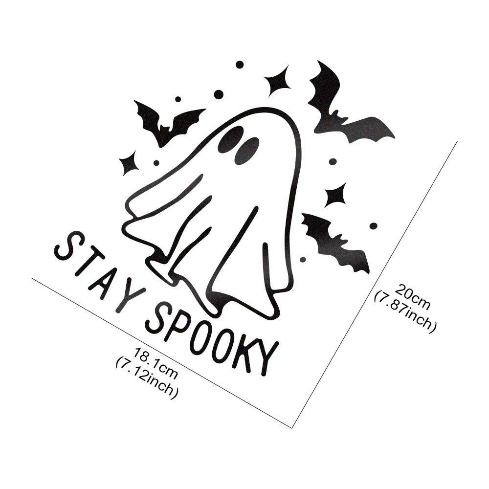 Reflective Waterproof Halloween Bat Ghost Car Vinyl Decal – Car Accessories | MotorWorld Marketplace
