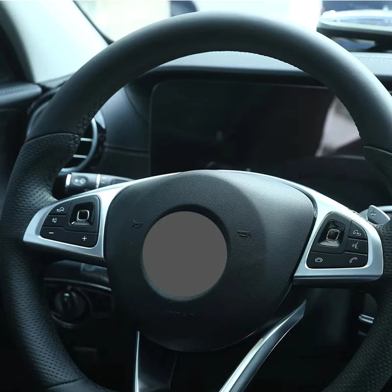 ABS Chrome Steering Wheel Trim for Mercedes W205 W213 GLC – Car Accessories | MotorWorld Marketplace