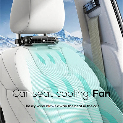 USB Car Seat Cooling Fan – Efficient Rear Backrest AC – Car Accessories | MotorWorld Marketplace