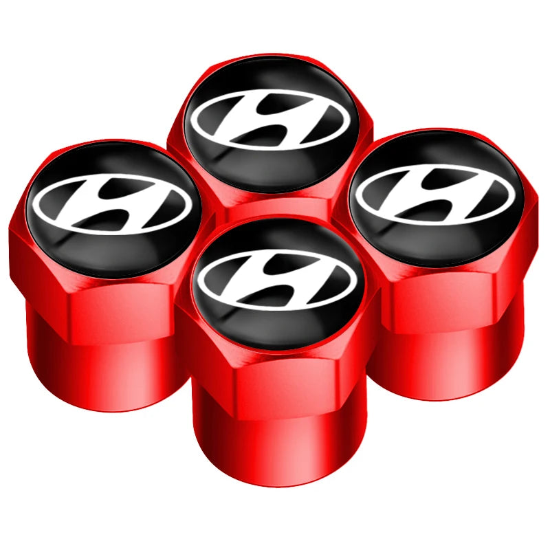 4Pcs Tire Valve Dust Caps for Hyundai