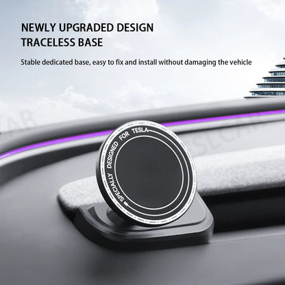 Magnetic Phone Mount for Tesla Y/3 2024-25, ABS, Rotatable – Car Accessories | MotorWorld Marketplace