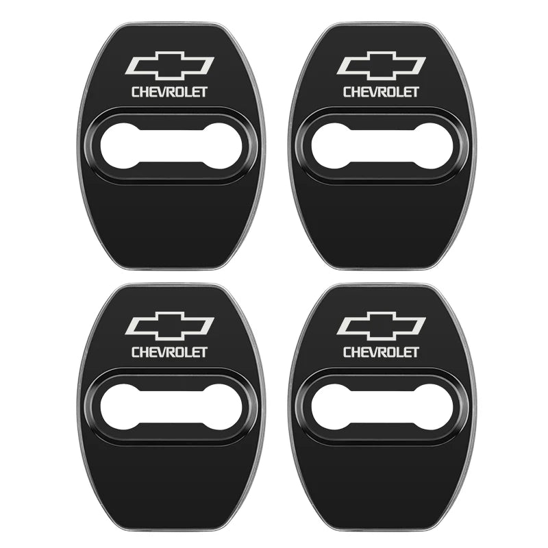 4PCS Door Lock Buckle Covers for Chevrolet, Durable Protection