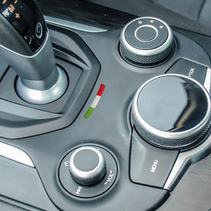 Alfa Romeo Giulia/Stelvio Gear Shift 3D Italy Flag Trim – Car Accessories | MotorWorld Marketplace