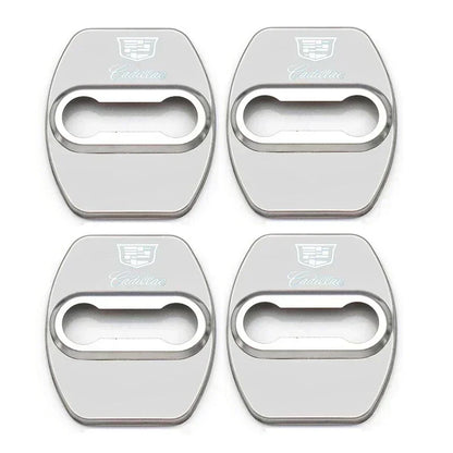 (NOT SOLD TO USA) 4pcs Door Lock Cover Stickers for Cadillac CTS ATS Escalade A-Silver – Car Accessories | MotorWorld Marketplace