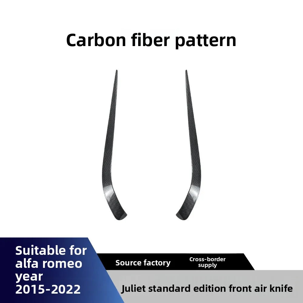 Alfa Giulia 2015-22 Front Air Dam Vinyl Kit – Premium Upgrade Carbon fiber grain – Car Accessories | MotorWorld Marketplace
