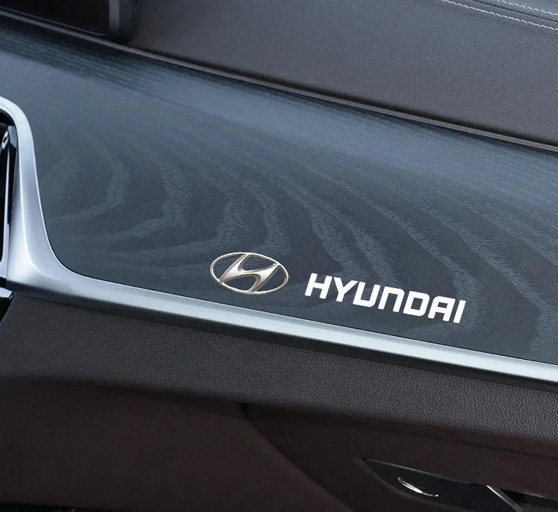 Heat-Resistant Brake Caliper Badge Stickers for Hyundai