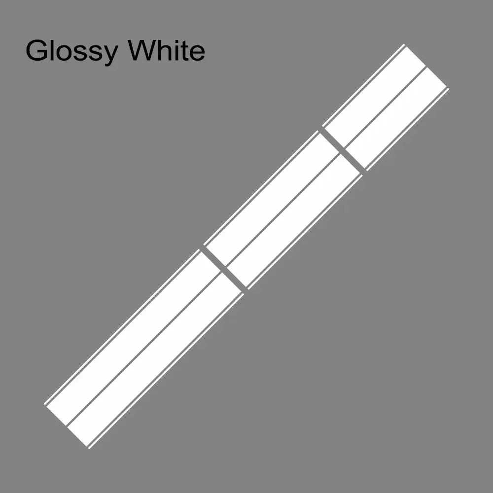 Mustang EcoBoost Shelby GT Hood & Roof Stripe Decal Set Glossy White – Car Accessories | MotorWorld Marketplace
