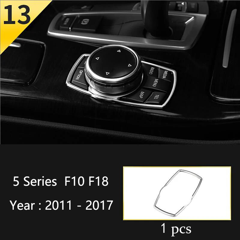 BMW F10 F18 Interior Button Panel Trim Stainless Steel Cover 13 Type – Car Accessories | MotorWorld Marketplace