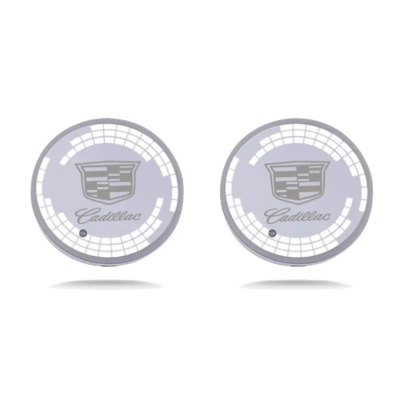 (NOT SOLD TO USA) LED Smart Coaster Light for Cadillac ATS CT5 XT6 XTS SRX B-2PCS – Car Accessories | MotorWorld Marketplace