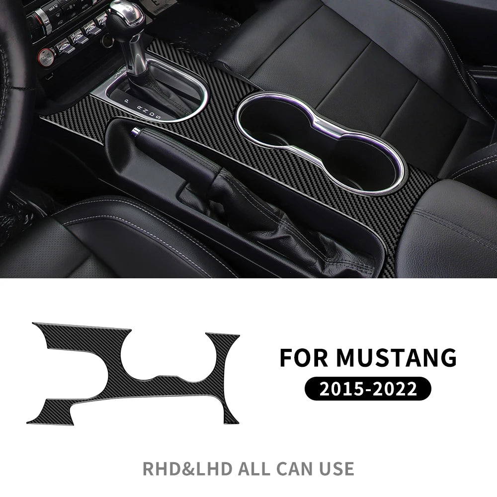 Real Carbon Fiber Interior Trim for Ford Mustang 2015-2023 23 Soft Carbon – Car Accessories | MotorWorld Marketplace