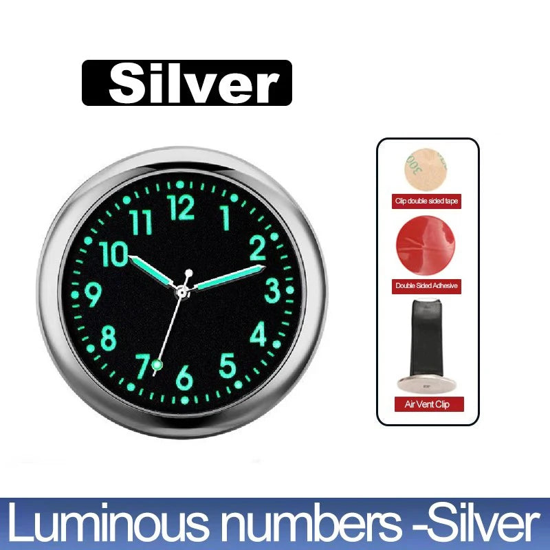 Luminous Quartz Stick-On Car Clock – Pro Auto Accessory
