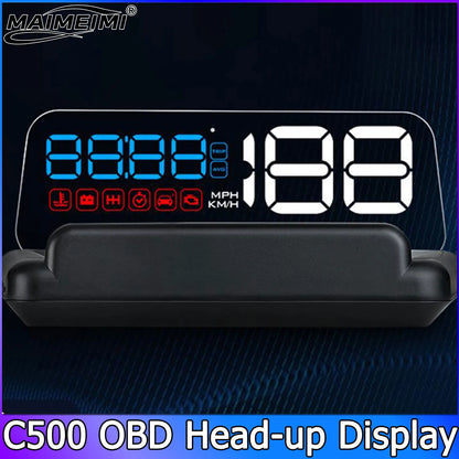 C500 Blue OBD/T900 HUD GPS Turbo Gauge LCD Odometer OBD HUD-C500 – Car Accessories | MotorWorld Marketplace