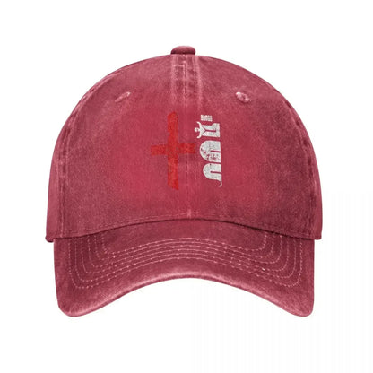 A-Alfas Romeo Emblem Distressed Unisex Baseball Cap