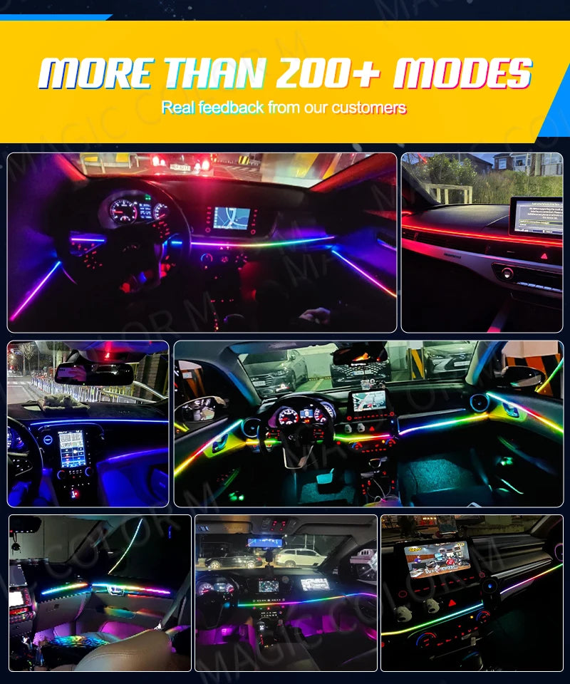 RGB LED Ambient Light USB for Tesla Model 3/Y/S/X