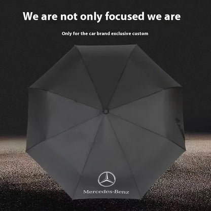 Mercedes-Benz Auto Sunshade Umbrella | Windproof & Folding