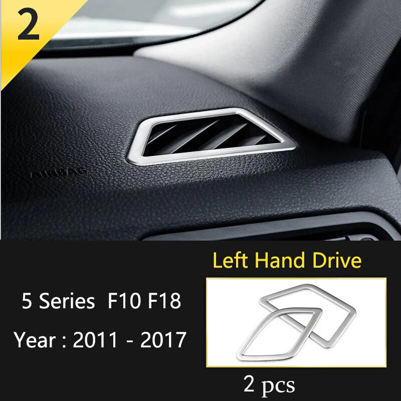 BMW F10 F18 Interior Button Panel Trim Stainless Steel Cover 2 Type LHD – Car Accessories | MotorWorld Marketplace