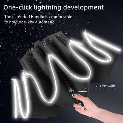 Peugeot Auto Folding Windproof Rain Umbrella