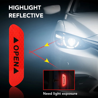Car Door Warning Reflector Tape for Dacia Duster Logan Sandero