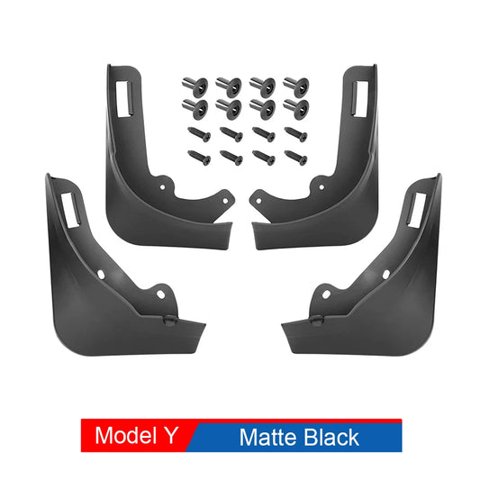 Tesla Model Y Mud Flaps set 2020-2025 Matte Black – Car Accessories | MotorWorld Marketplace