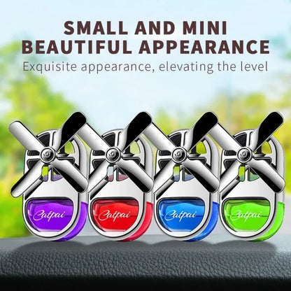 Désodorisant pour voiture à hélice rotative - Clip d'aromathérapie au parfum océanique