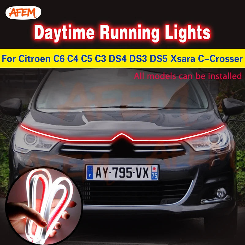 (NOT SOLD TO USA) Waterproof LED DRL Fog Light Strip 12V for Citroen C Series – Car Accessories | MotorWorld Marketplace