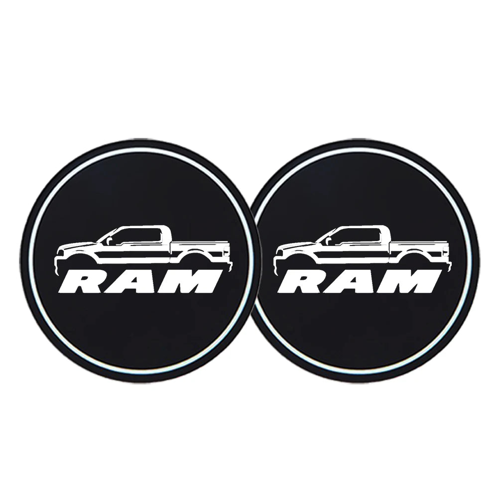 (NOT SOLD TO USA) 2Pcs Non-Slip Cup Mats for RAM