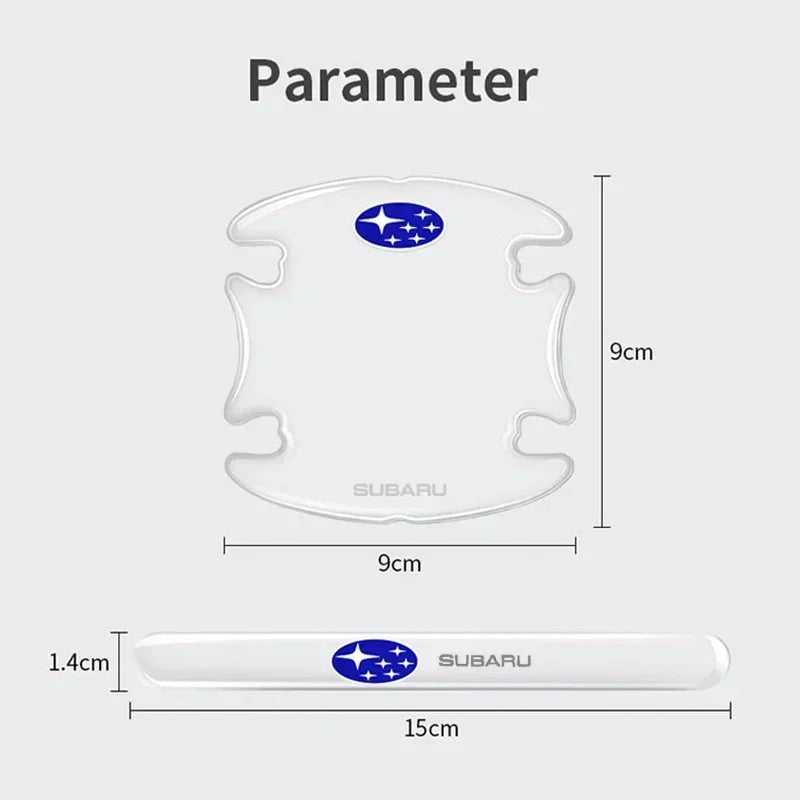 (NOT SOLD TO EUROPE) 8PCS Door Bowl & Mirror Protector Film for Subaru Models – Car Accessories | MotorWorld Marketplace