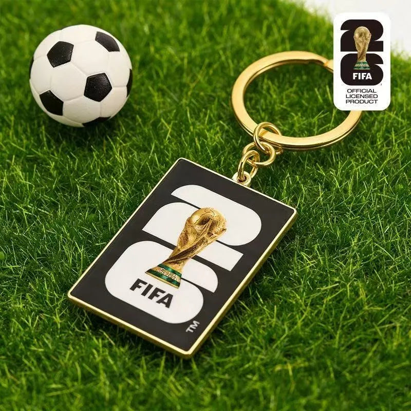 FIFA Official 2026 World Cup Trophy Keychain Authentic World Cup Merchandise Football Fan Gift Pendant – Car Accessories | MotorWorld Marketplace
