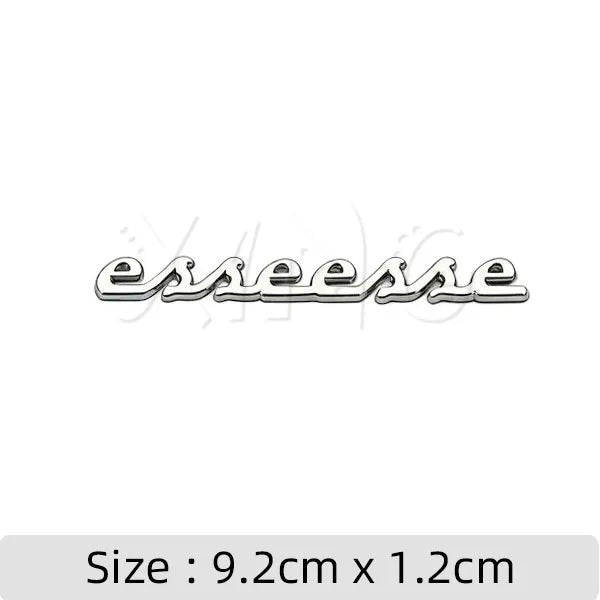 3D Metal Trunk Emblem for Abarth Competizione, Tunismo & Esseesse For Esseesse Silver – Car Accessories | MotorWorld Marketplace