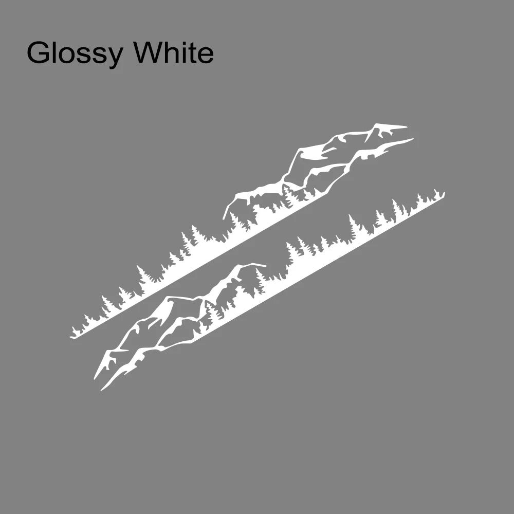 Forest Mountain Vinyl Decal for Ford Bronco TRX4 2021-2023 Glossy White – Car Accessories | MotorWorld Marketplace