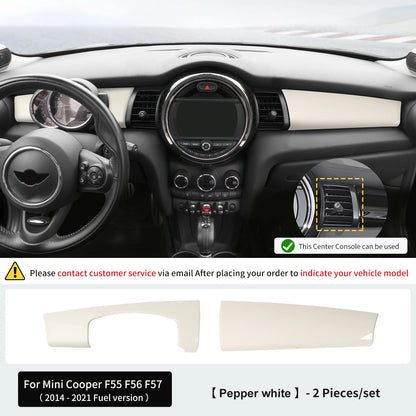Premium ABS Leather Dashboard Shell for Mini F55/F56/F57 Pepper white – Car Accessories | MotorWorld Marketplace