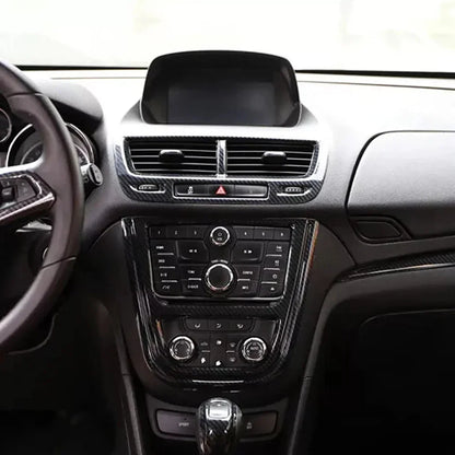 Carbon Fiber Console Panel Cover for Buick Encore 2013-2015
