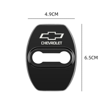 4PCS Door Lock Buckle Covers for Chevrolet, Durable Protection