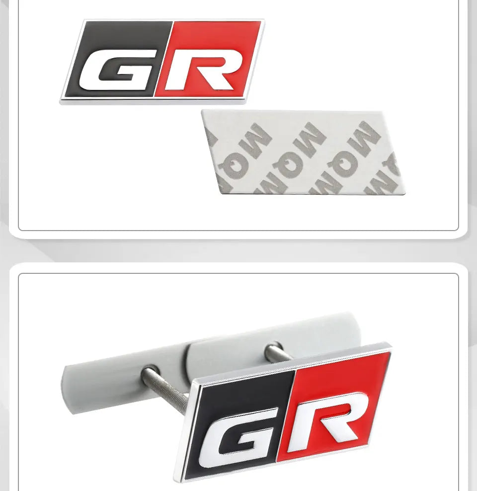 GR Sport Hood Grille Emblem Badge for Toyota/Lexus