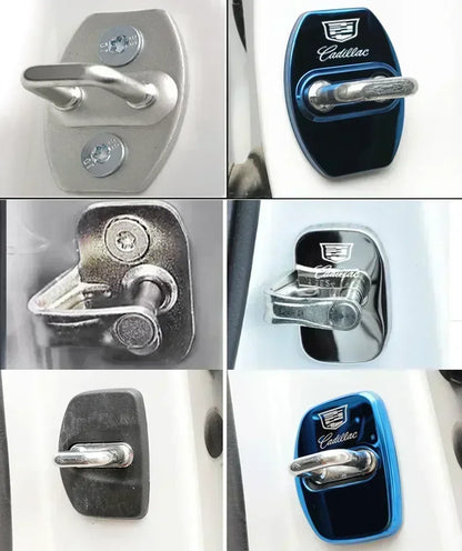 (NOT SOLD TO USA) 4pcs Door Lock Cover Stickers for Cadillac CTS/ATS/Escalade – Car Accessories | MotorWorld Marketplace