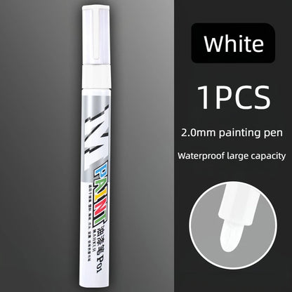 Car Paint Scratch Repair Pen Waterproof Marker – Multi-Color White – Car Accessories | MotorWorld Marketplace