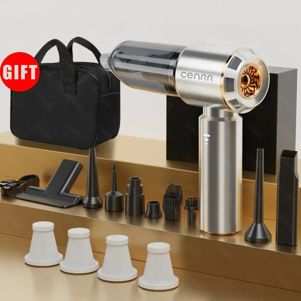 CENRR Cordless Car Vacuum, Strong Suction, Pro MAX Silver 4hepa – Car Accessories | MotorWorld Marketplace