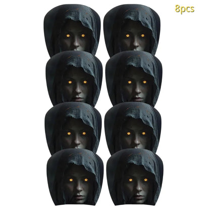 Halloween Reaper Headrest Covers – Horror Car Decor 8pcs – Car Accessories | MotorWorld Marketplace