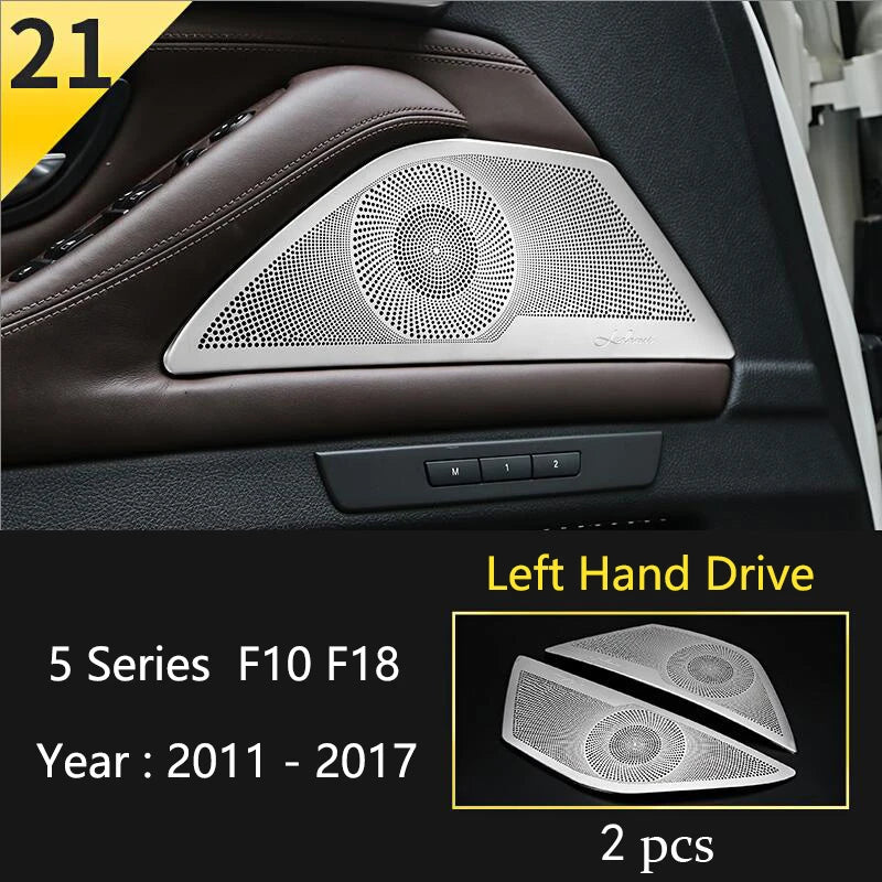 BMW F10 F18 Interior Button Panel Trim Stainless Steel Cover 21 Type LHD – Car Accessories | MotorWorld Marketplace