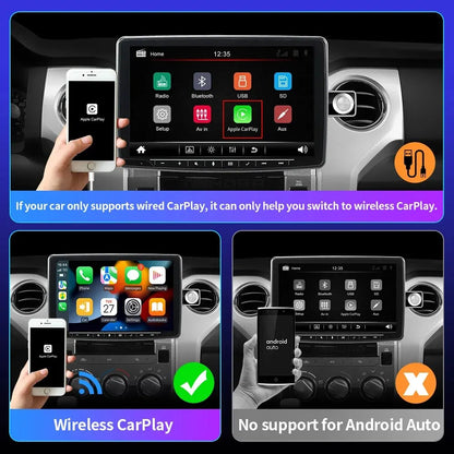 EKIY Mini CarPlay sans fil pour Toyota, Mazda, Nissan et plus encore - iOS15 et Bluetooth