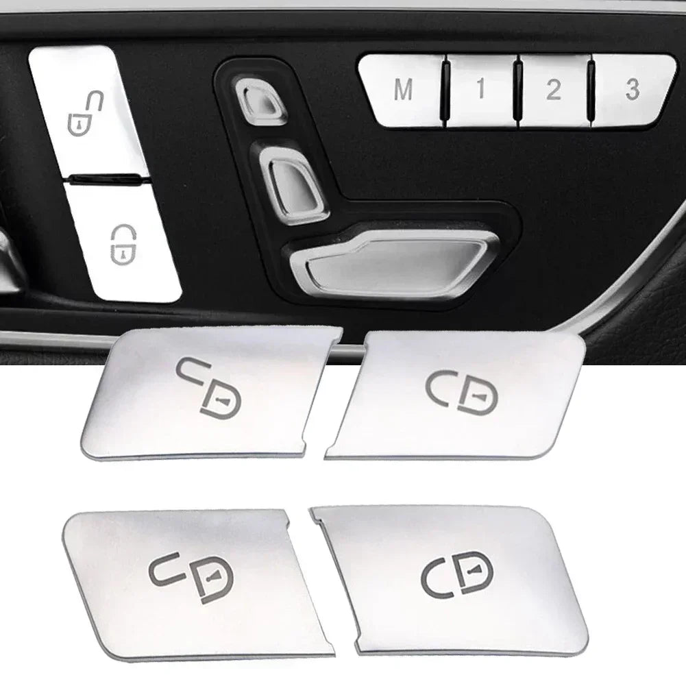 Mercedes W204/W212 Door Lock Switch Cover Set 4-Door
