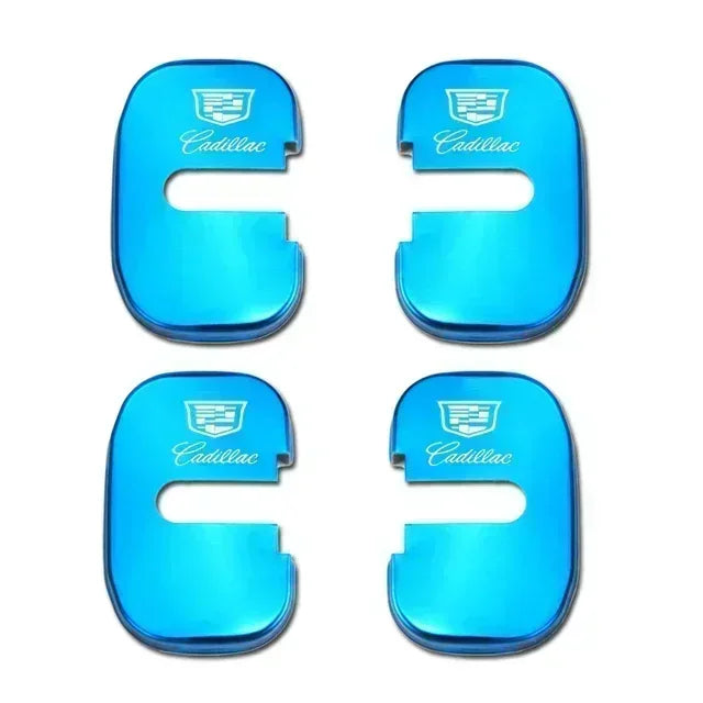 (NOT SOLD TO USA) 4pcs Door Lock Cover Stickers for Cadillac CTS/ATS/Escalade B-Blue – Car Accessories | MotorWorld Marketplace