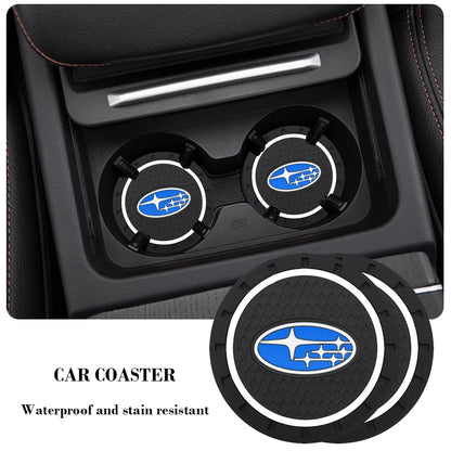 (NOT SOLD TO EUROPE) Premium Silicone Cup Holder Mat for Subaru | Anti-Noise – Car Accessories | MotorWorld Marketplace