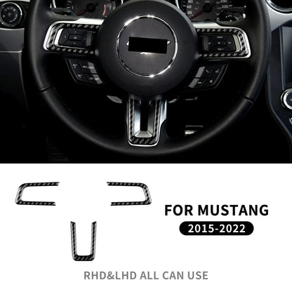 Real Carbon Fiber Interior Trim for Ford Mustang 2015-2023 19 Soft Carbon – Car Accessories | MotorWorld Marketplace