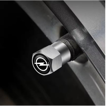 4pcs Opel Emblem Valve Caps Set