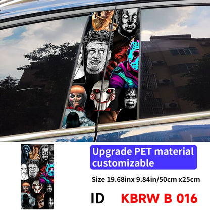 Horror Ghost B Pillar Car Stickers | Waterproof, UV-Proof 016 – Car Accessories | MotorWorld Marketplace