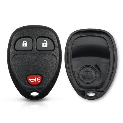 KEYYOU 2pcs Remote Key Shell for Chevy Tahoe GMC Yukon 07-14